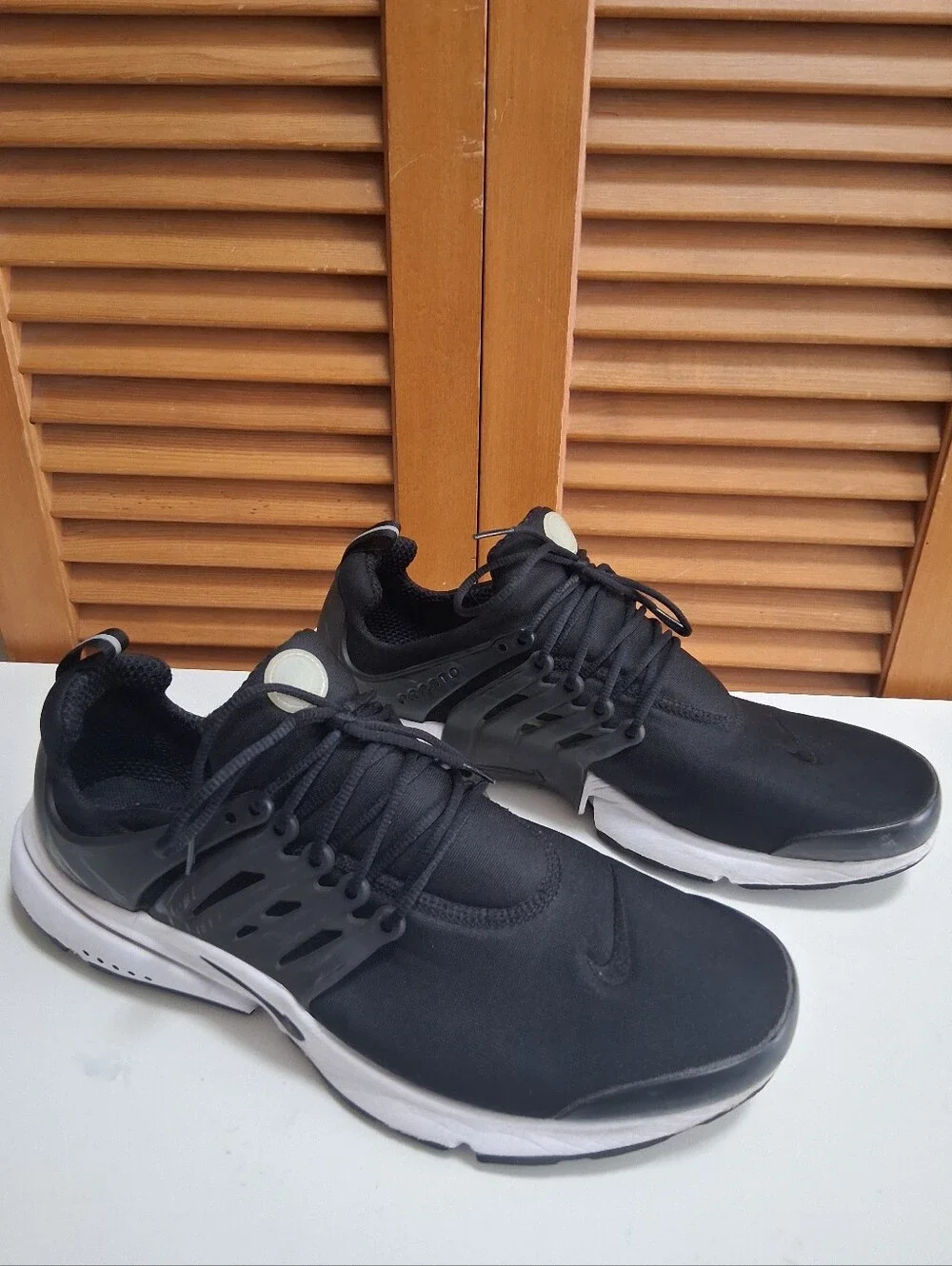 Nike Air Presto Essential Black/Black/White Men's Sneaker * Size: 13